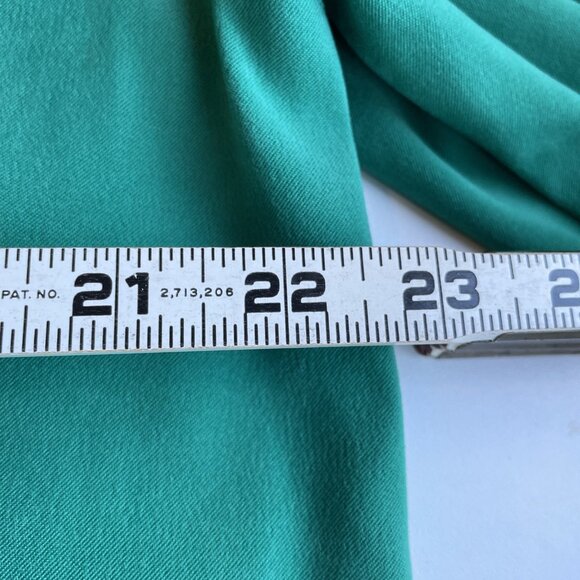 VTG 90s Sag Harbor Women's Shirt Shacket Size 18 Kelly Green Brushed Twill NWT - Picture 11 of 12